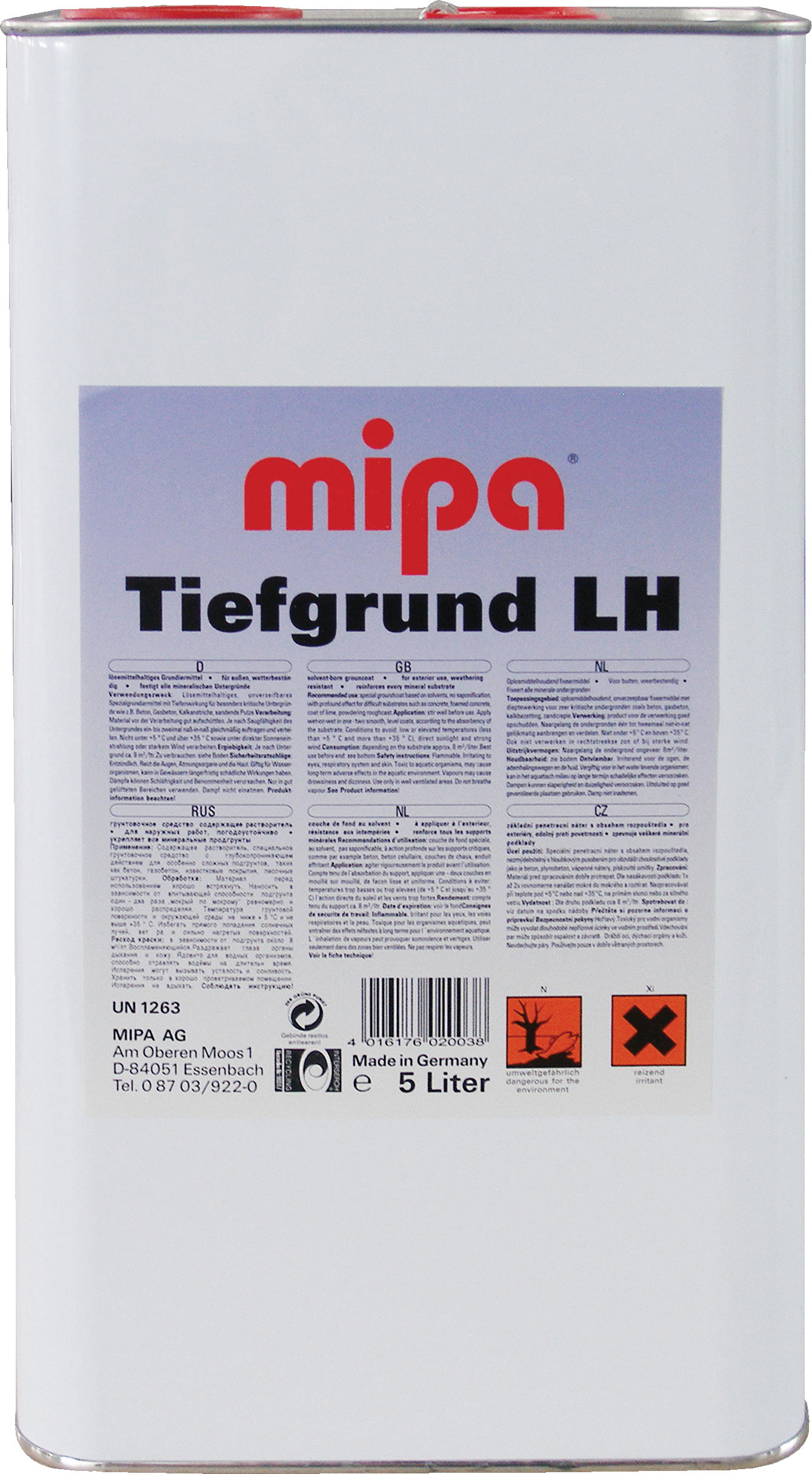 Mipa Tiefgrund LH - 5 Liter