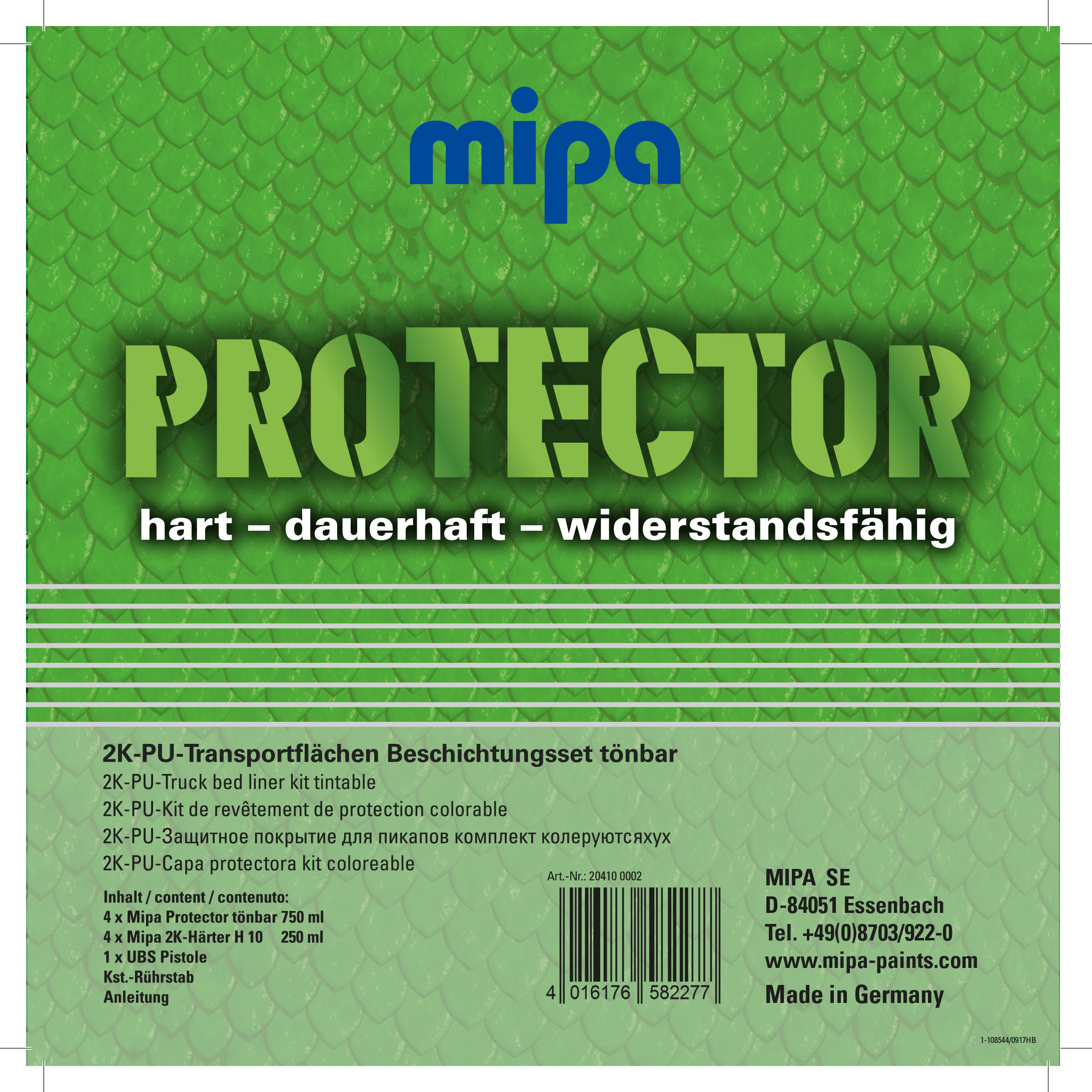 Mipa Protector Set 2k-PU-Transportflächen Beschichtungsset tönbar