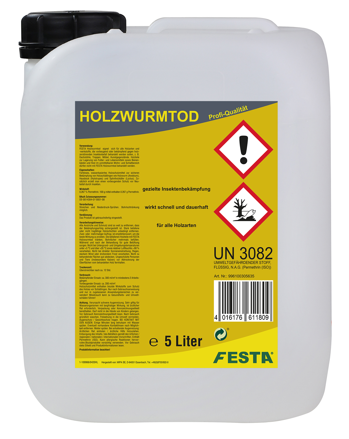 FESTA Holzwurmtod 5 Liter