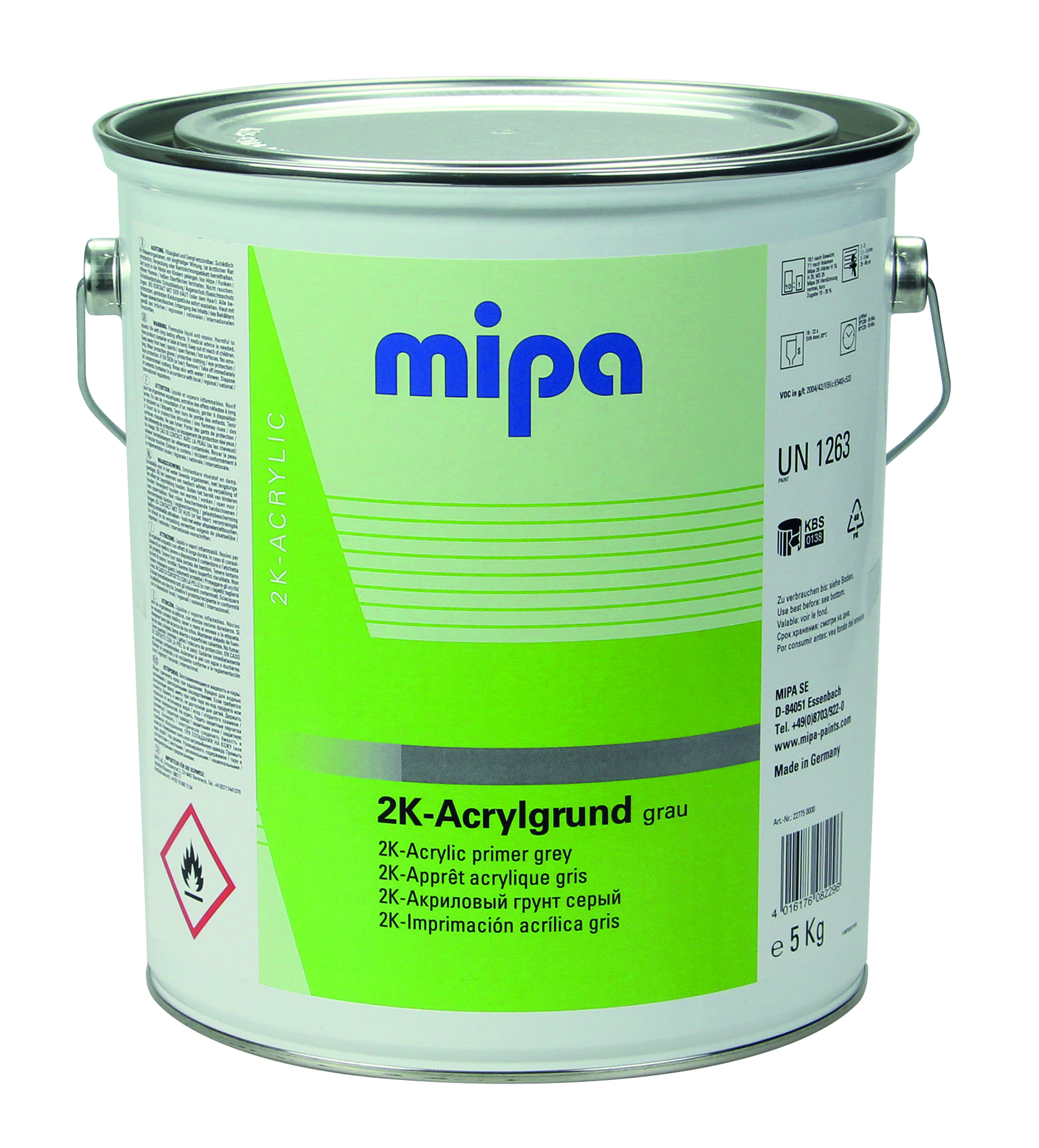 Mipa 2K-Acrylgrund grau