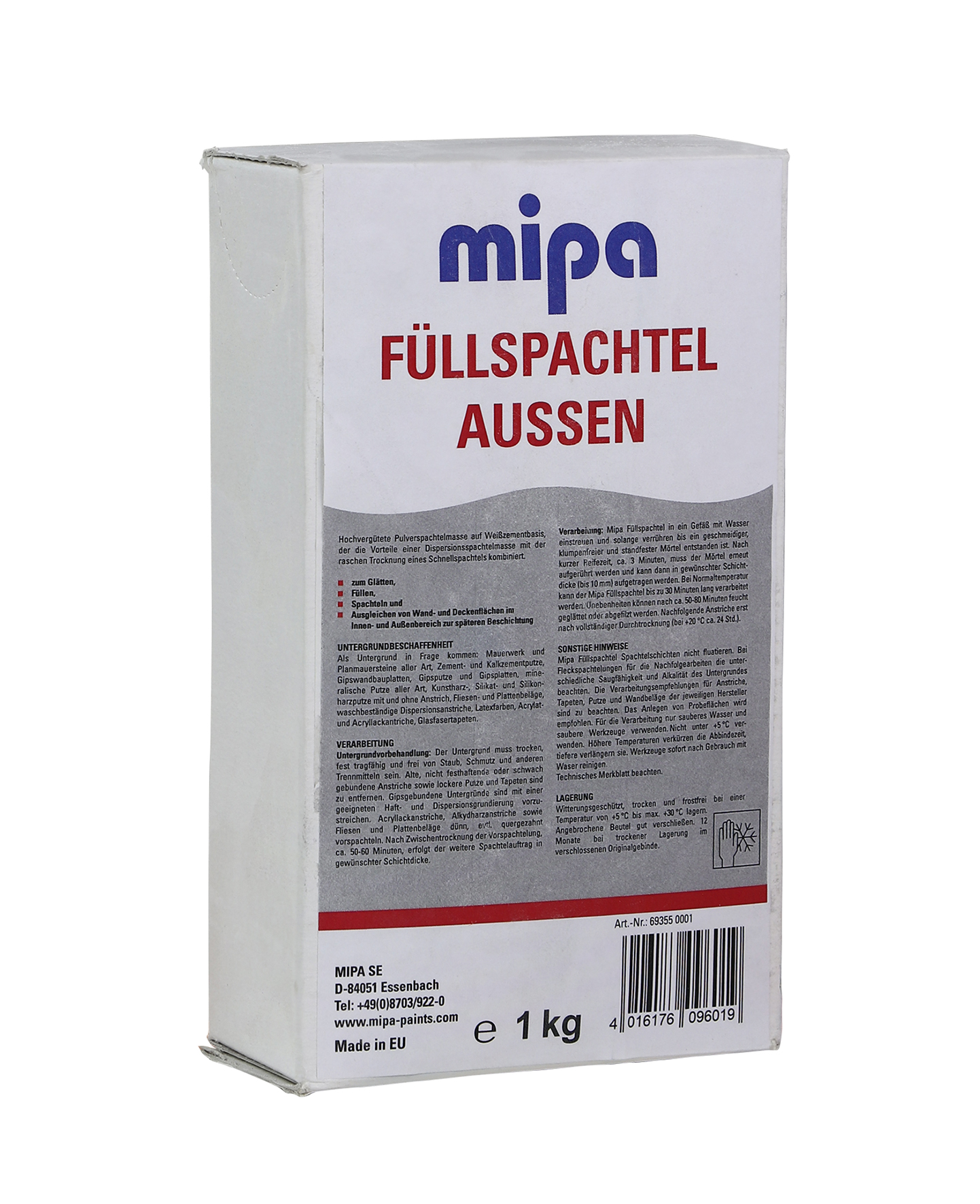 Mipa Füllspachtel aussen