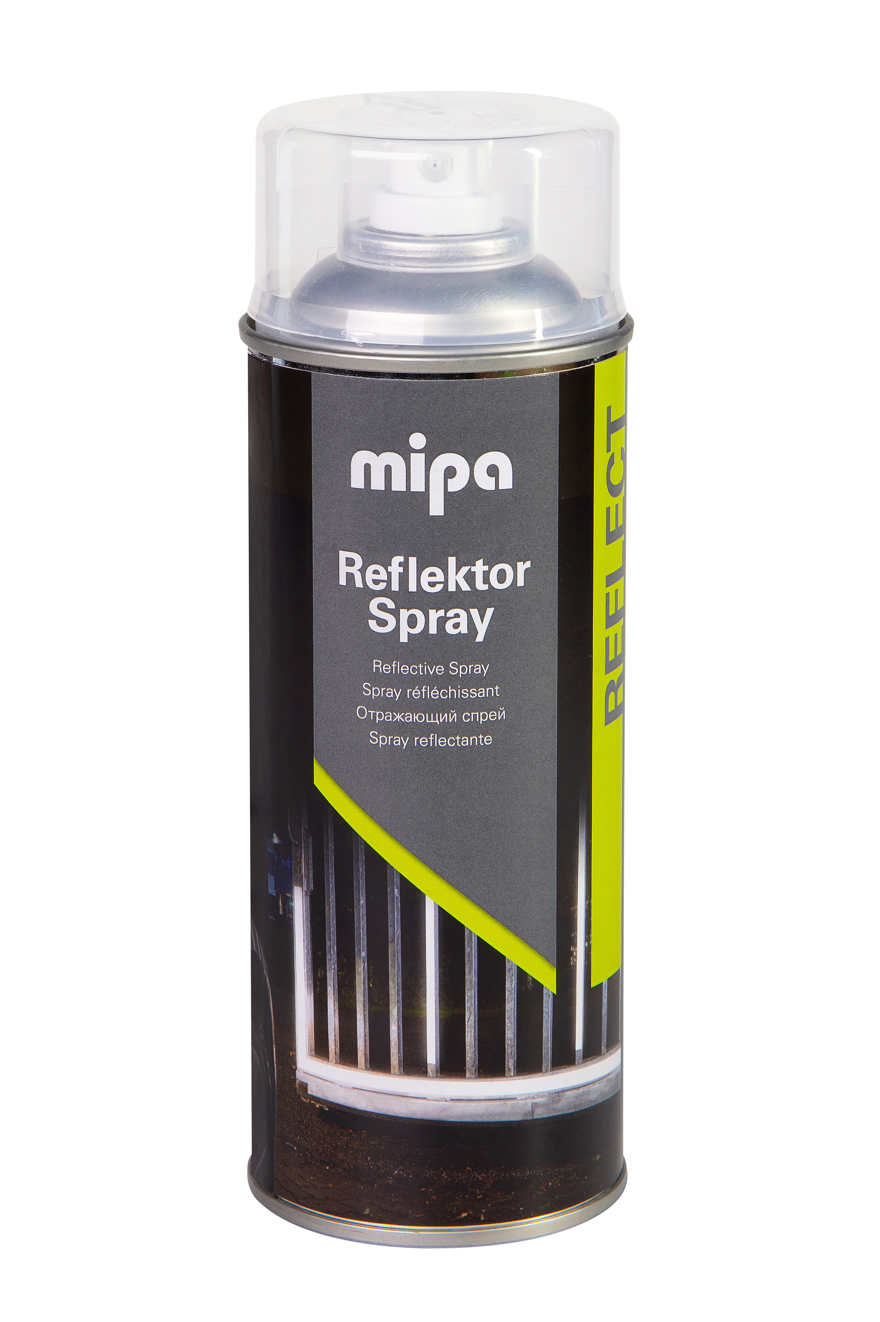 Reflektor Spray 400 ml Hohe Lichtreflektion bei Dunkelheit grau