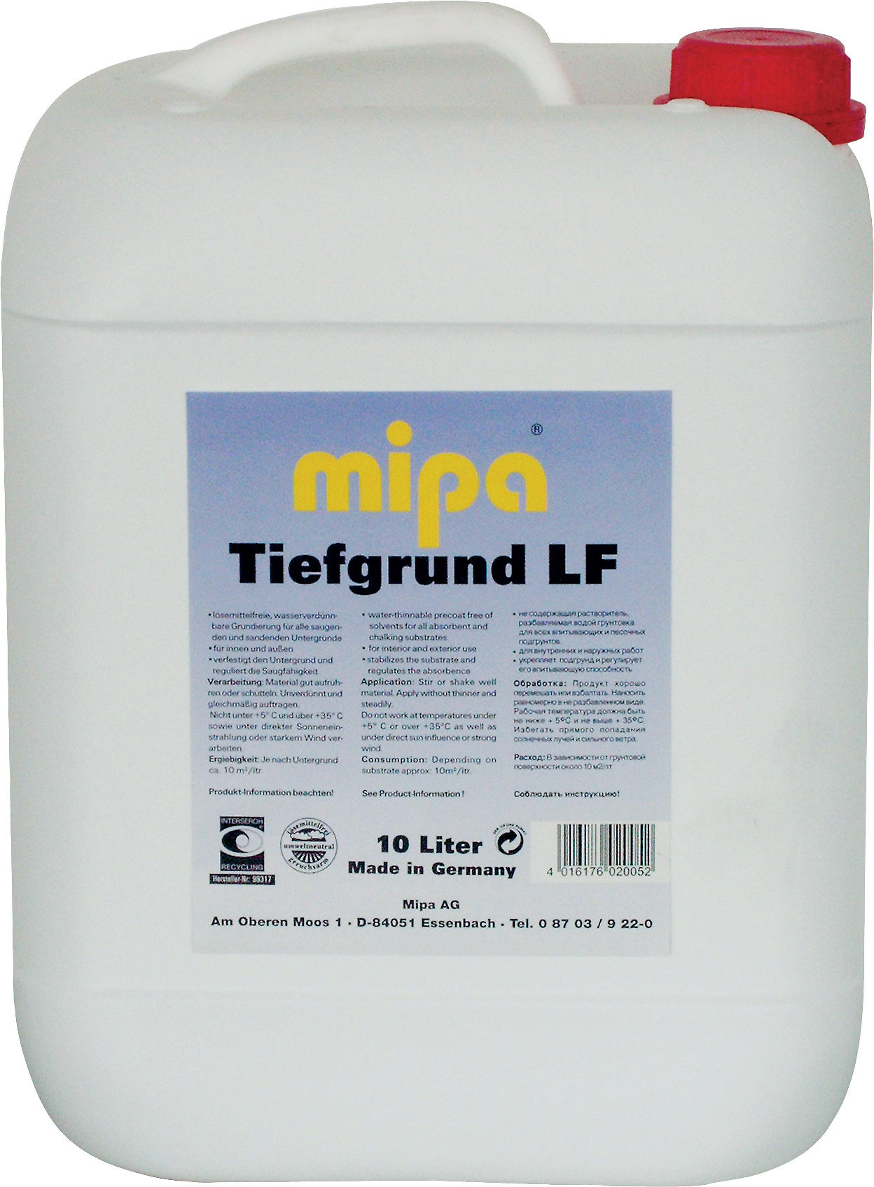 Mipa Tiefgrund LF - 10 Liter