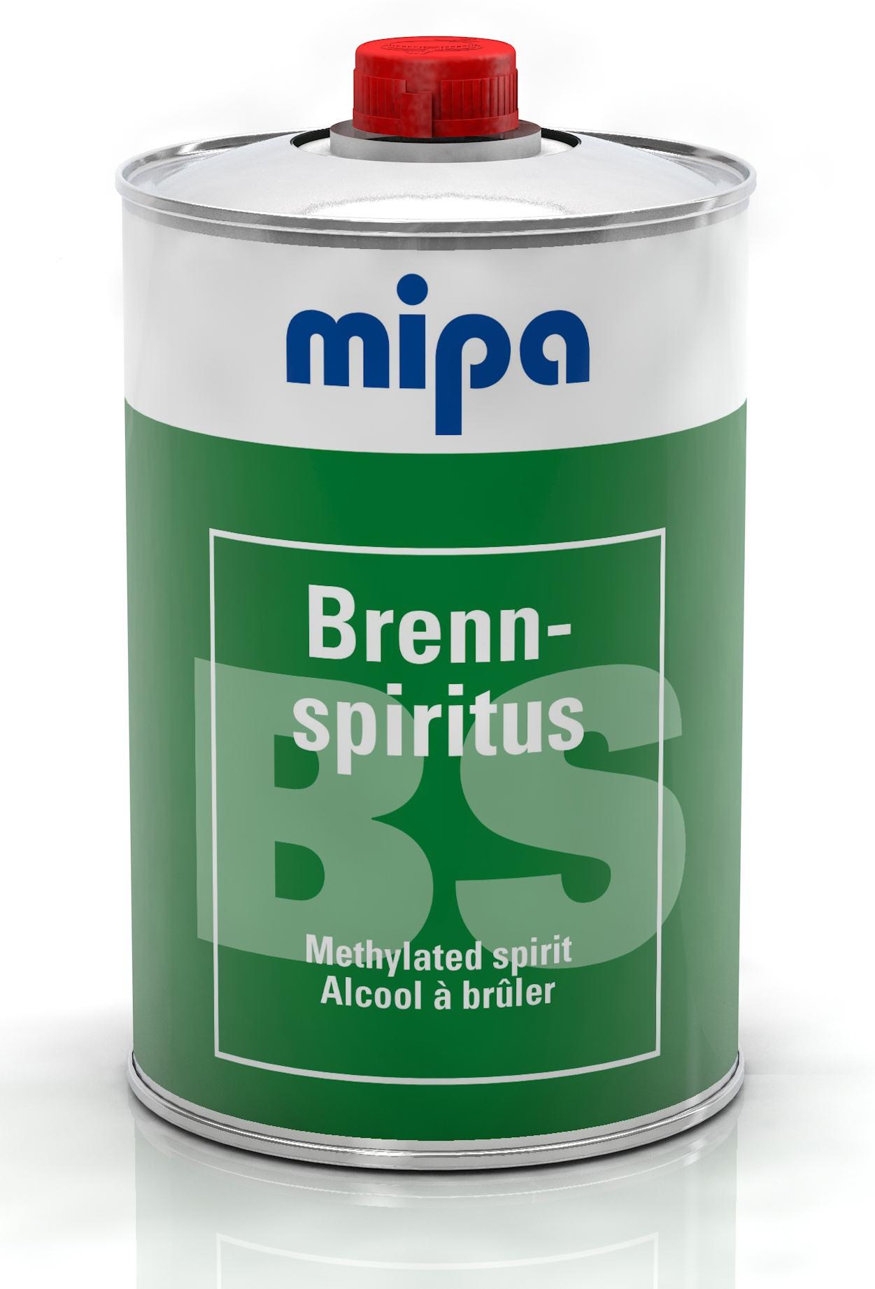 Mipa Brennspiritus 1 Liter Lösemittel Reinigungsmittel Alkohol Entfetter Lack