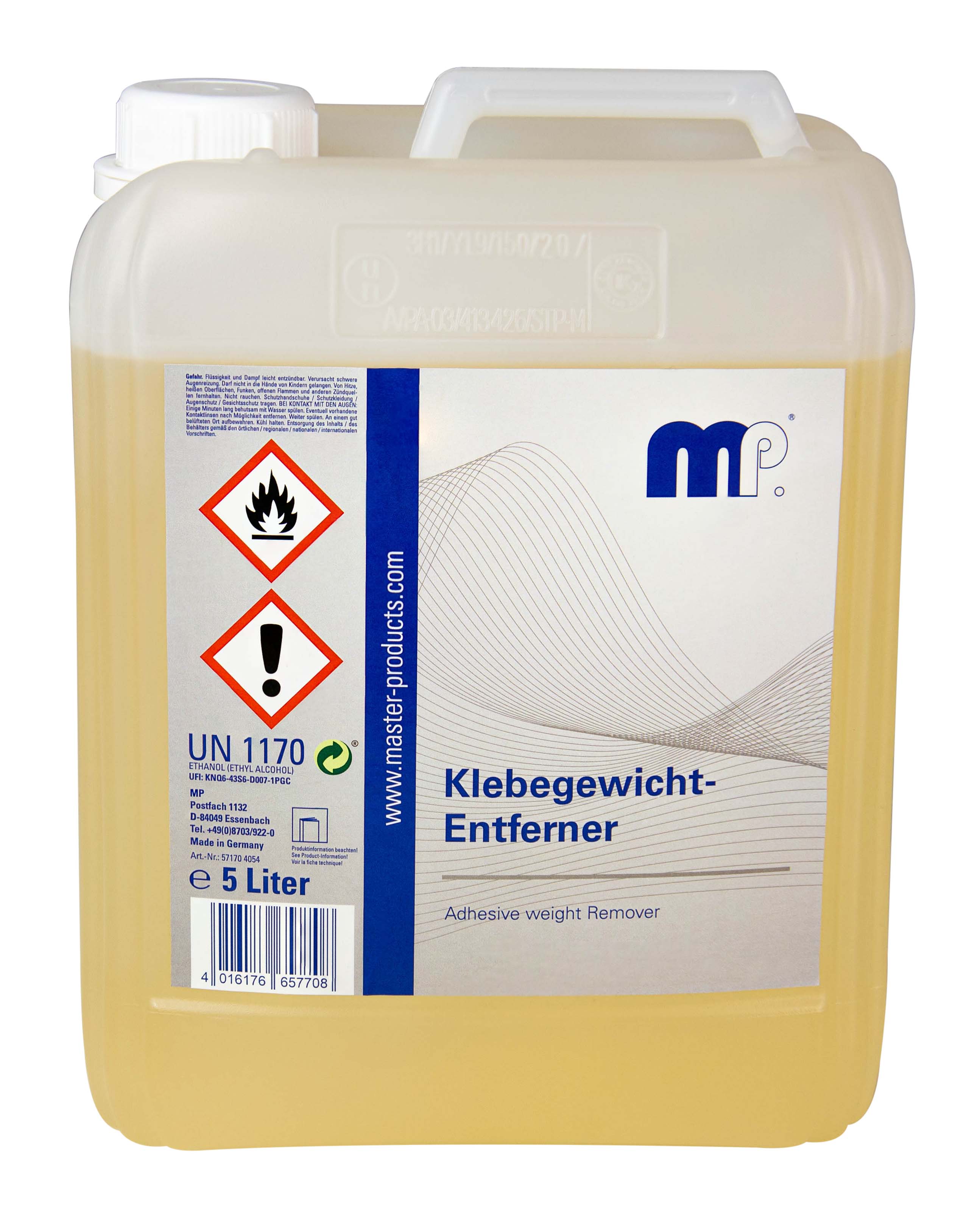 MP Klebegewichtentferner 5 Liter Kanister Reinigungsmittel Reifenmontage wuchten