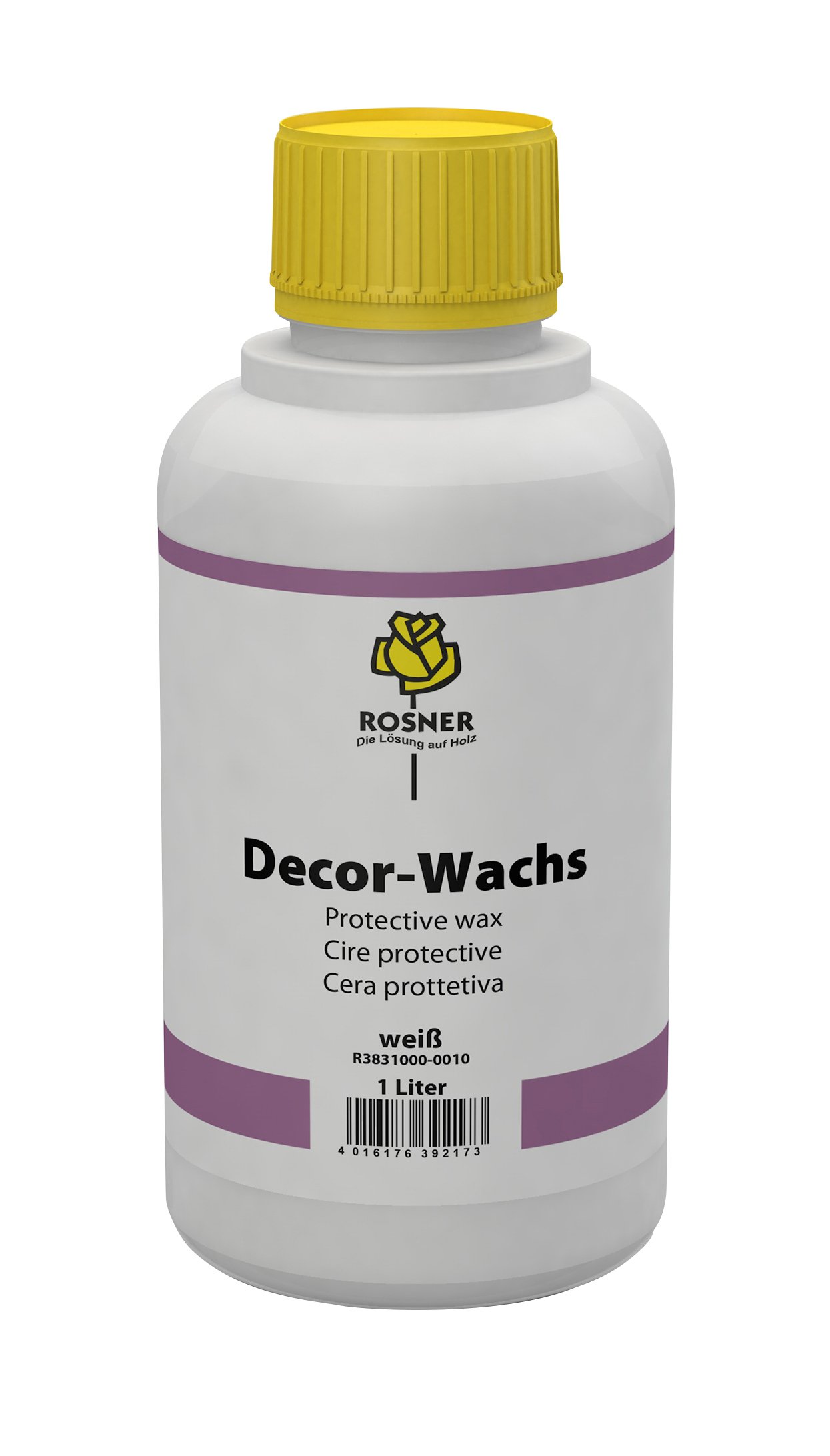 Decor-Wachs weiss